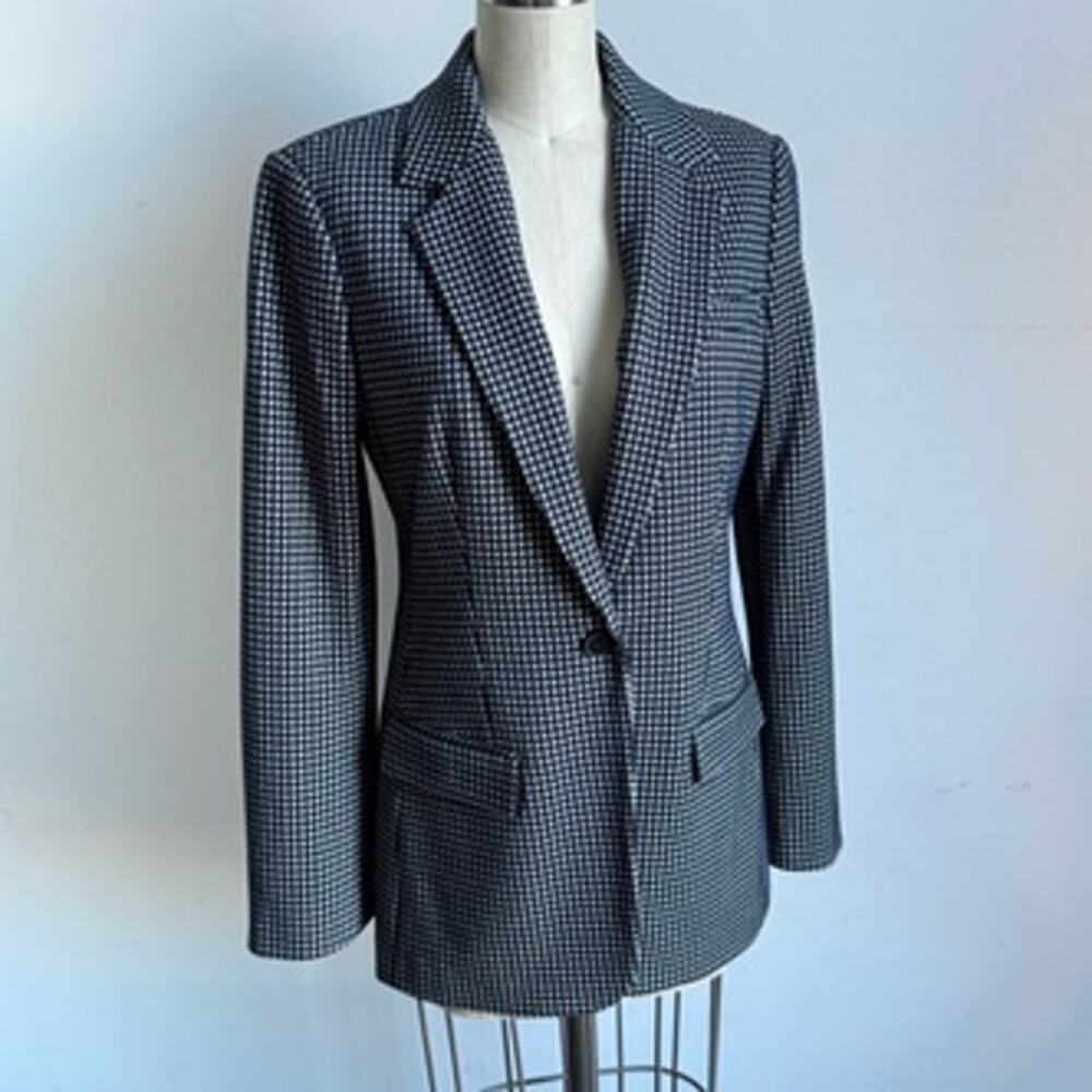 M.M. LAFLEUR The Yiyan Stretch Houndstooth Blazer